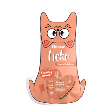 Finesse Licko Creamy Treat Tuna Salmon 14g x 5s